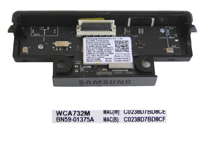 WiFi modul LCD LED Samsung BN59-01375A
