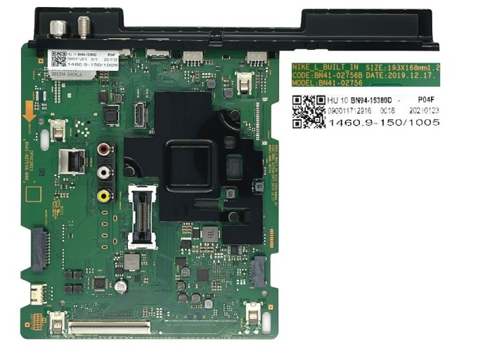 Základní deska LCD modulu BN94-15380D pro TV