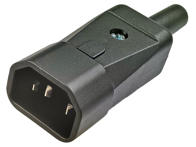 Napájecí konektor IEC C14 samec 230V 10A pro počítače