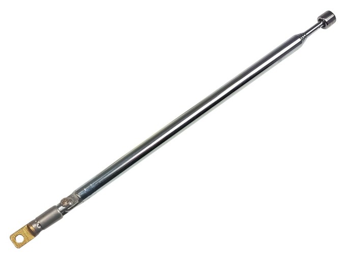 Teleskopická anténa ANT03 průměr 6 mm, délka 141-514 mm