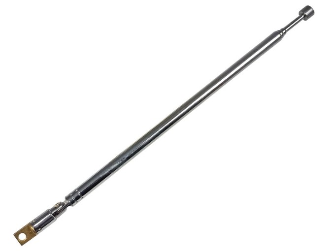 Teleskopická anténa ANT01 6mm průměr, délka 160–510mm