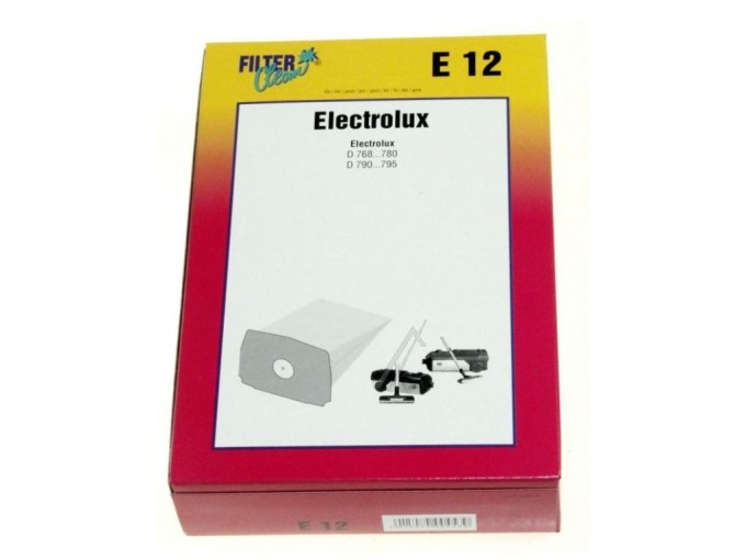 Náhradní sáčky do vysavače Electrolux E12, 5 kusů