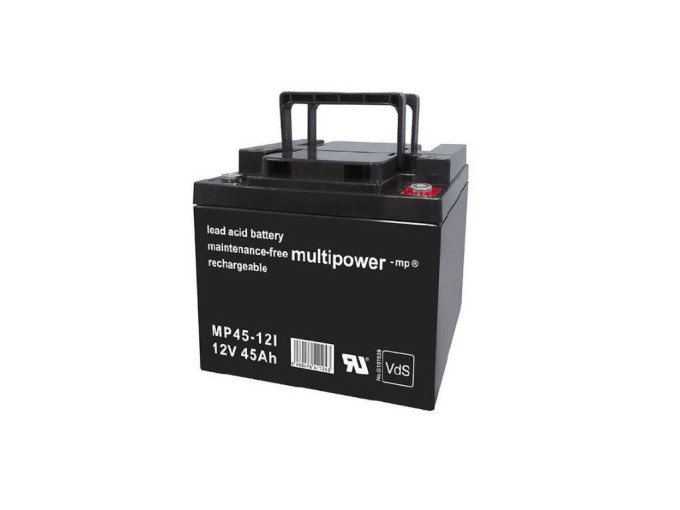 Olověný akumulátor 12V 45Ah s M6 šroubovým konektorem MP45-12I
