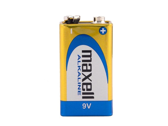Alkalická 9V baterie Maxell 6F22 / 6LR61
