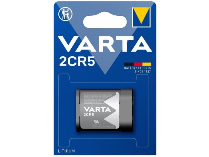 Lithiová baterie 2CR5 6V 1600mAh VARTA