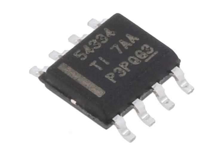 Spínaný DC/DC měnič TPS54334DDA 3A, 4.2-28V vstup, 0.8-24V výstup