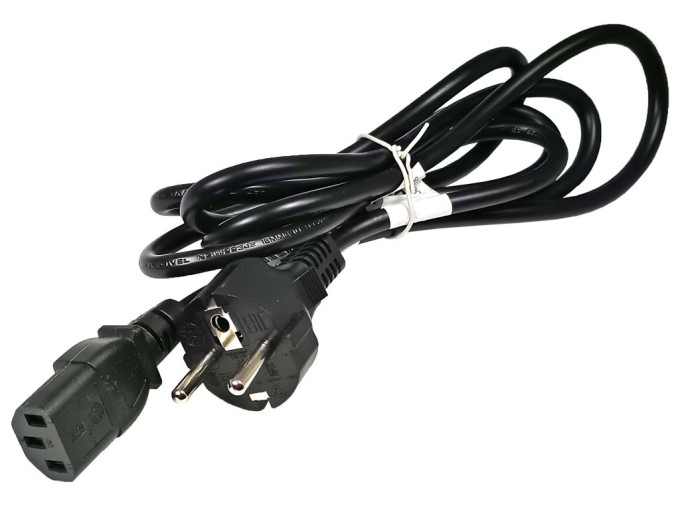 Síťový napájecí kabel pro PC 1,8 m přímý