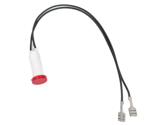 Červená signální kontrolka 220 V s konektorem