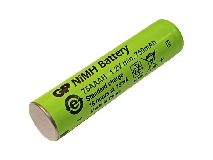 Ni-MH akumulátor AAA 1.2V 750mAh GP 75AAAH