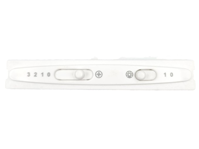 Ovládací panel B Mora s kulatým prolisem 5701-5711, 2 šoupátka 814611