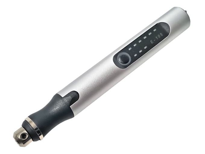Akumulátorová mini bruska, gravírka a vrtačka E108 s nabíjením USB-C