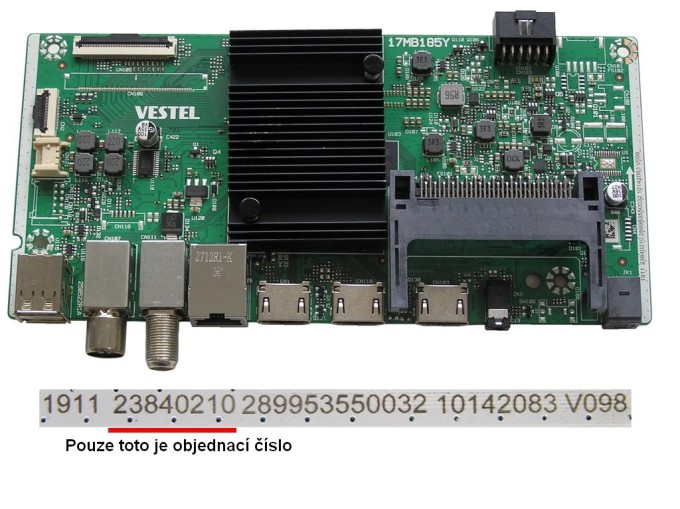Základní deska LCD modulu 17MB185Y pro Hyundai ULX43359GSMART