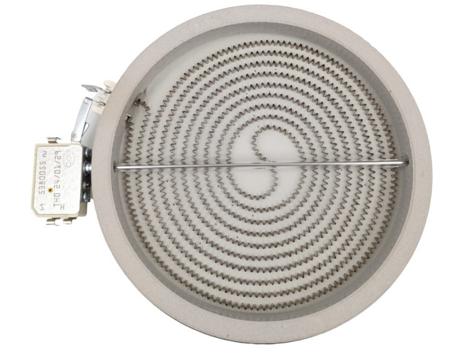Keramická topná plotna průměr 180 mm, 1700 W s regulací a indikátorem zbytkové teploty