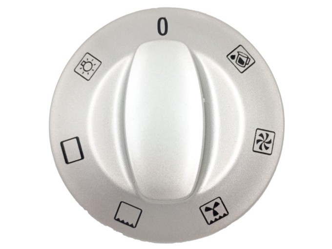 Stříbrný knoflík přepínače funkcí trouby Gorenje 290938