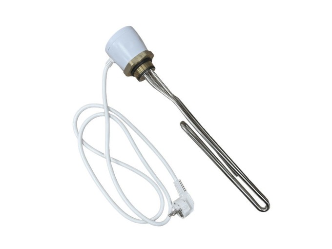 Topné těleso s termostatem 3000W 230V závit G 5/4" niklované