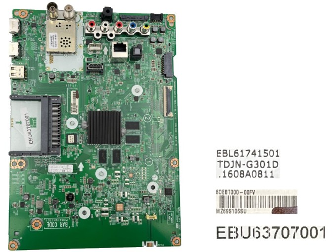 Základní deska LCD modulu EBU63707001 pro LG TV 58"