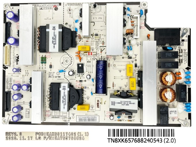 Napájecí zdrojová deska LCD modulu EAY65768824 / LGP48CX-20OP / EAX69117402(1.1)