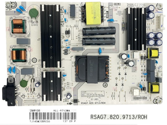 Napájecí zdrojová deska Hisense H50A7500F RSAG7.820.9713/ROH