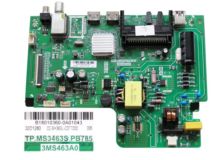Základní deska LCD modulu pro Kruger & Matz KM0232T TV