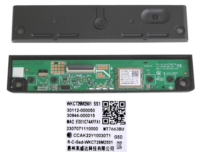 WiFi modul pro LCD LED TV TCL WKCT26M2501 SS1 – síťová karta