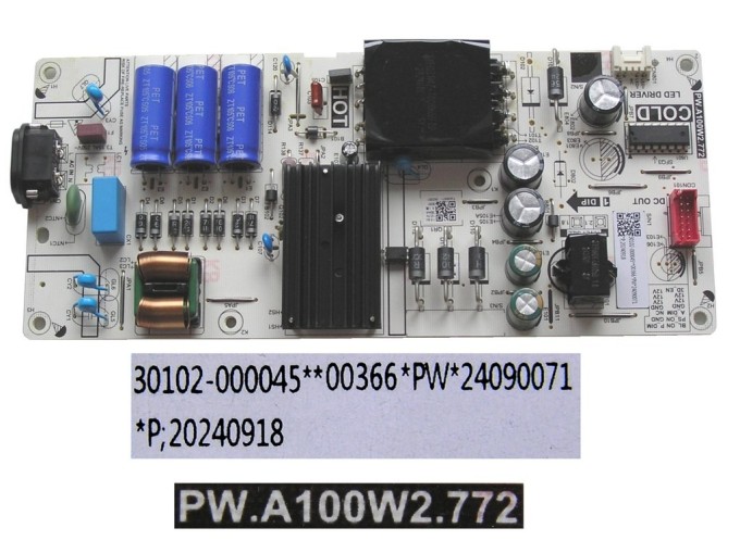 Napájecí zdrojová deska LCD modul TCL 50V6B PW.A100W2.772