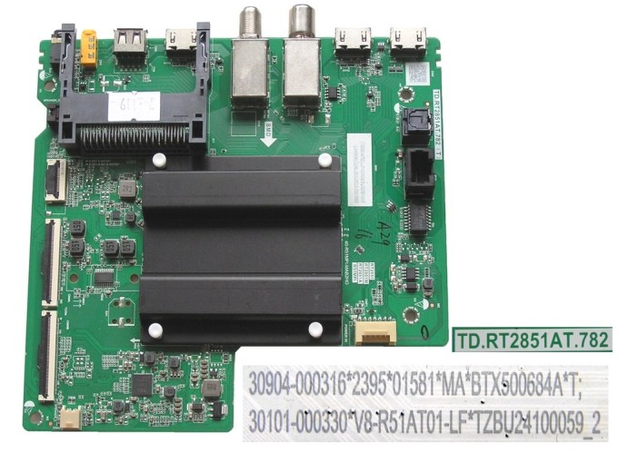 Základní deska LCD LED modulu pro TCL 50V6B 30904-000316 / TD.RT28851AT.782