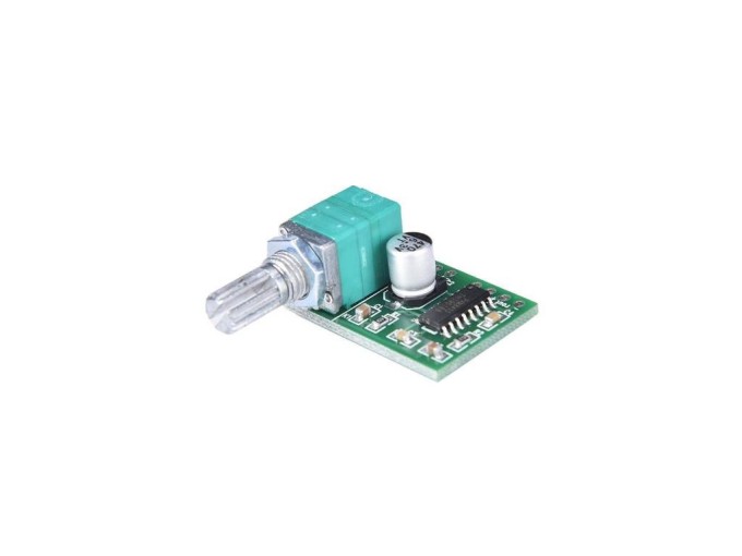 Stereo zesilovač 2x3W s PAM8403 a vestavěným potenciometrem, třída D