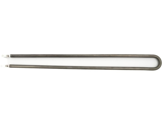 Topné těleso 1500 W, 230 V, tvar U, délka 400 mm, šířka 35 mm s 2 konektory