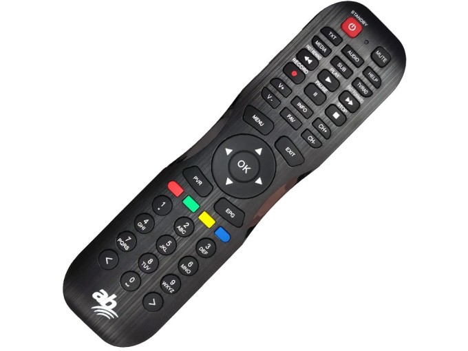 Originální dálkový ovladač pro AB Cryptobox 600 HD a další modely