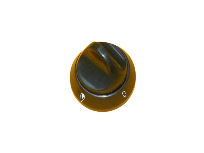 Černý knoflík plynového kohoutu pro sporák GAS