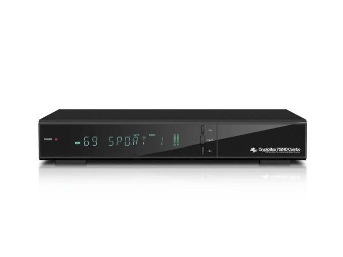 Satelitní a pozemní přijímač AB CryptoBox 752HD Combo H.265 (DVB-T2/S2)