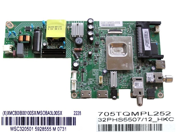 Základní deska LCD LED modulu Philips XMCB0IB00100SX / Main board 715GC860-C0C-000-004D