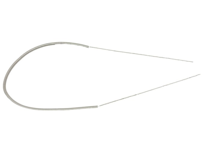 Spirálové topné těleso 700 W, 230 V, délka 230 mm, průměr 3,3 mm