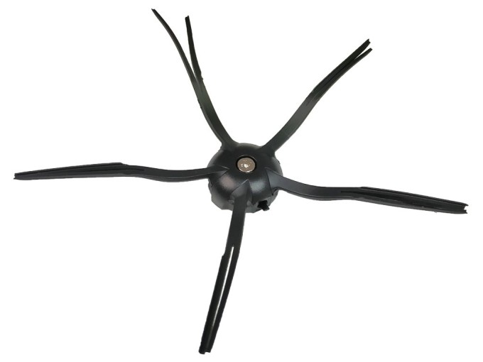 Černý boční kartáč pro robotický vysavač Xiaomi Roborock S7 a další modely
