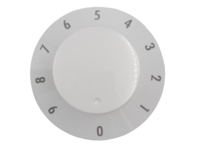 Bílý ovládací knoflík plotny sporáku Gorenje E54T2-E4