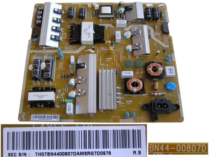 Napájecí zdroj LCD modulu BN44-00807D / Power Supply unit BN4400807D