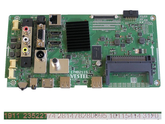 Základní deska LCD modulu 17MB211S pro Toshiba 43L2863DG