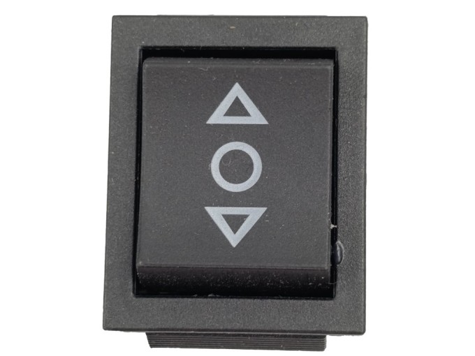Kolébkové tlačítko s nulovou polohou 30 x 22 mm, 15A / 250V