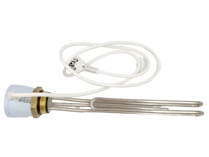 Topné těleso s termostatem 3000 W 230 V závit G 6/4" niklované