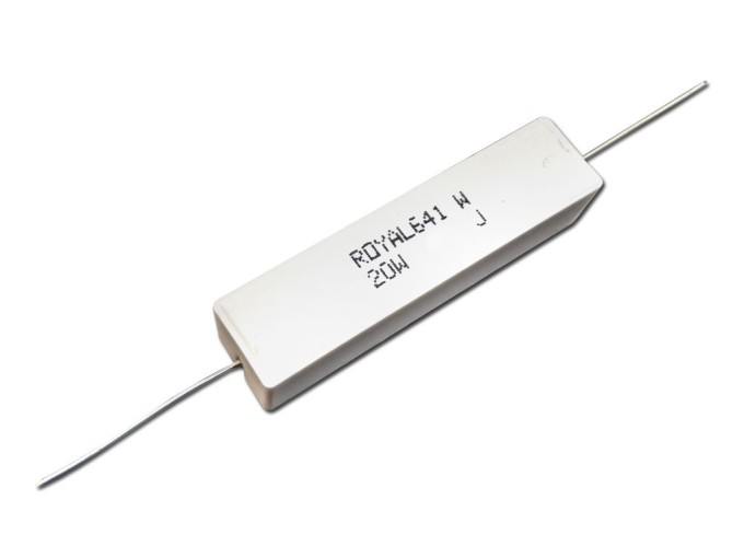 Axiální drátový rezistor 6,8 Ω 20W