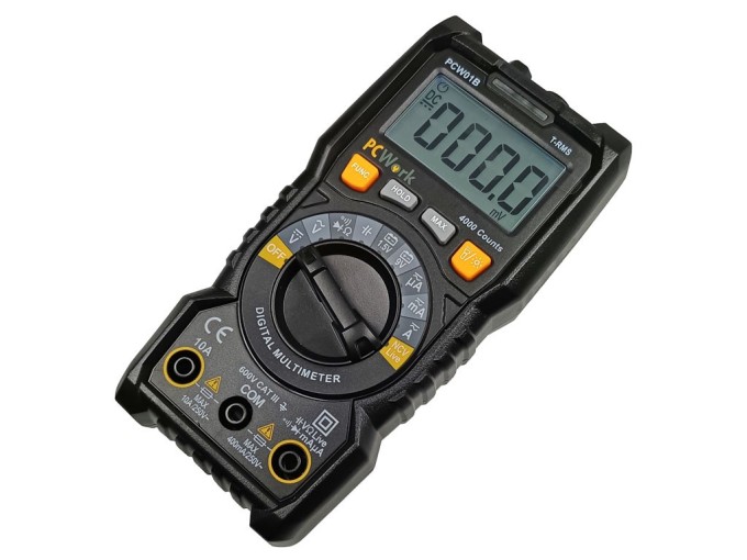 Digitální multimetr PCW01B True RMS s automatickým výběrem rozsahů