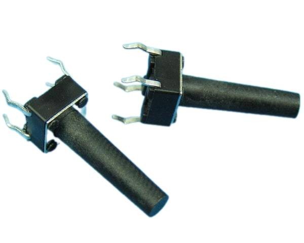 Mikrotlačítko 6x6 mm s výškou 17 mm