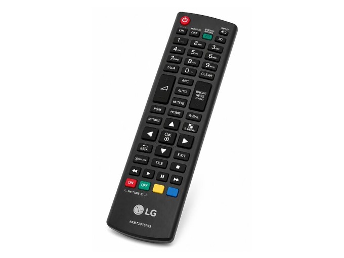 Originální dálkový ovladač LG AKB73975763 pro profesionální displeje