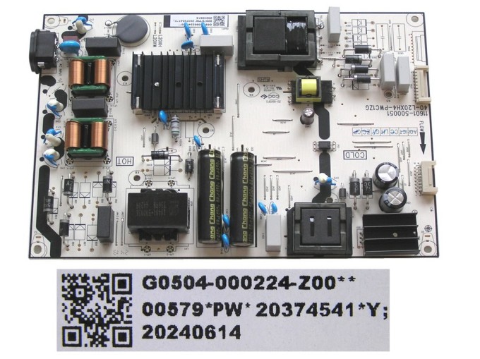 Napájecí zdrojová deska LCD modulu pro TCL 75V6B 40-L20XH4-PWC1ZG