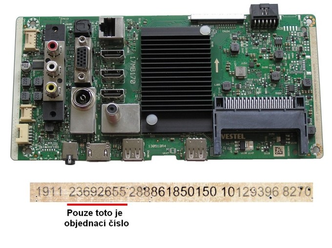 Základní deska LCD modulu 17MB170 pro TV 43"