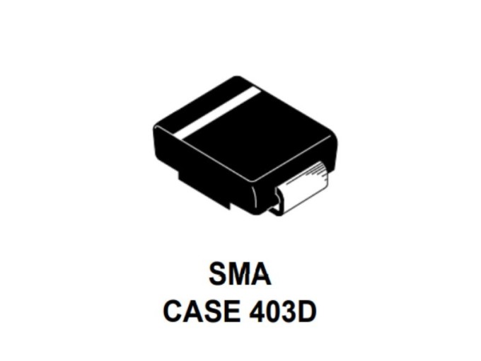 SMD dioda 300V 1A typ R13 MRA4003