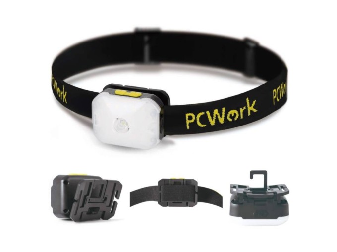 LED čelovka PCW12B s nabíjením USB-C a světlem 200 lm