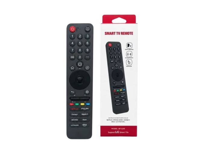 Náhradní Bluetooth dálkový ovladač HUAYU BT-LG13 pro LG Smart TV s hlasovým ovládáním a Air Mouse