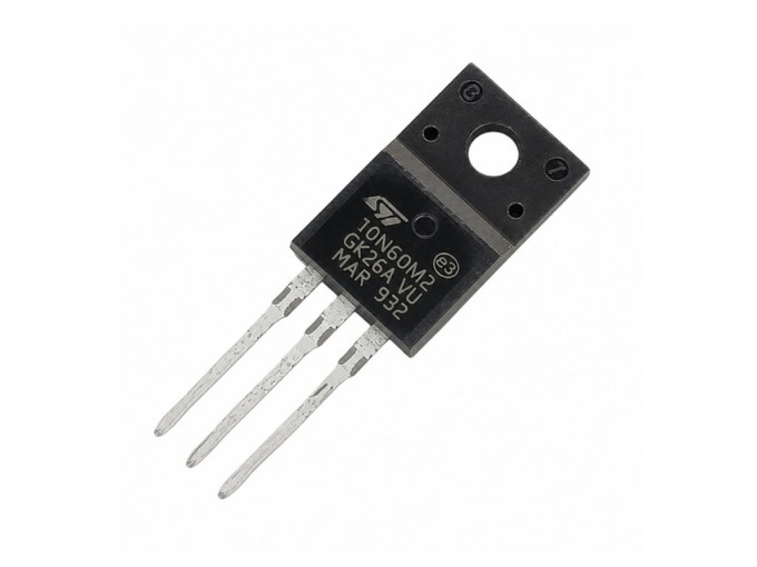 N-MOSFET tranzistor 10N60M2 600V 7.5A TO-220FP