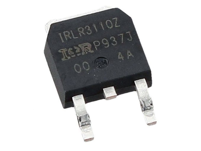 N-MOSFET tranzistor IRLR3110ZPBF 100V 63A